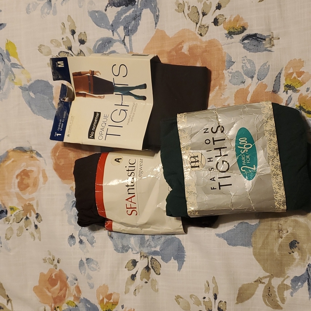 3 pairs of tights